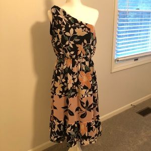 Loft one shoulder dress